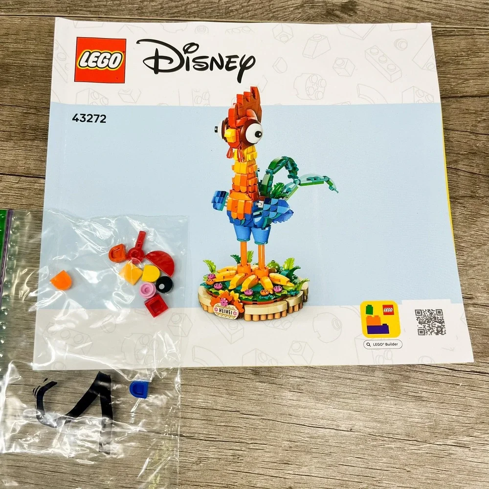LEGO Disney Moana Heihei 43272 Instruction Manual and Spare Pieces
